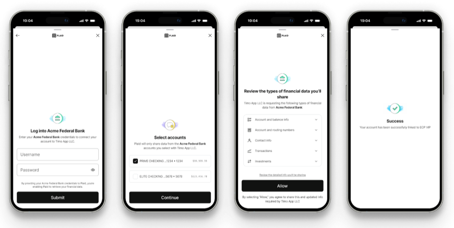 Plaid IBV workflow — step 2
